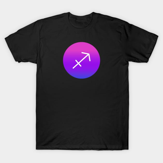 Gradient Zodiac Sagittarius T-Shirt by TheSoldierOfFortune